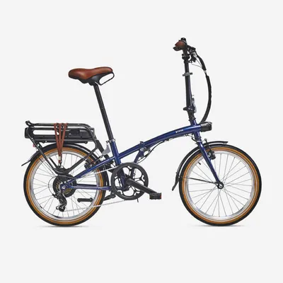 Recondiționate - Bicicletă pliabilă electrică E FOLD 500 Albastru