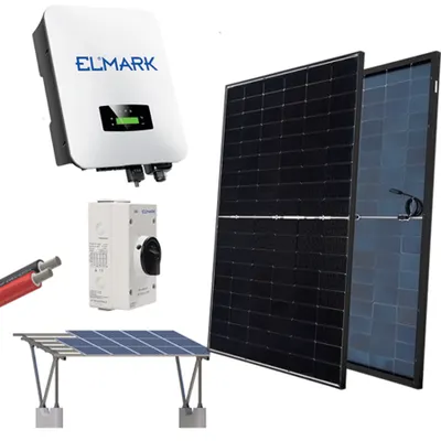 On Grid Solar System Set 3p/8kw+carport Structure