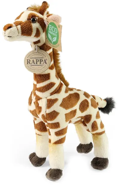 Jucărie de pluș Rappa Eco friends - Girafă bebeluș, 23 cm
