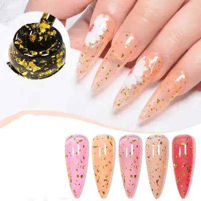 Top Coat Gold Diamond FSM 002- Paiete Aurii - GD-001