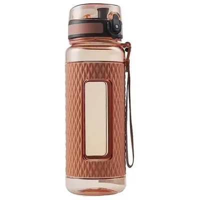 Sticla pentru Apa din Tritan, Maro, Fara Bpa, cu Capac, 800 ml, Uzspace Sport