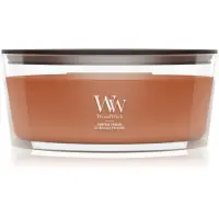 Woodwick Pumpkin Praline lumânare parfumată cu fitil din lemn 453.6 g