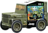 Puzzle in cutie metal Eurographics din 550 de piese - Jeep militar