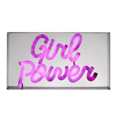 Lampa decorativa cu led GIRL POWER, 23x13 cm
