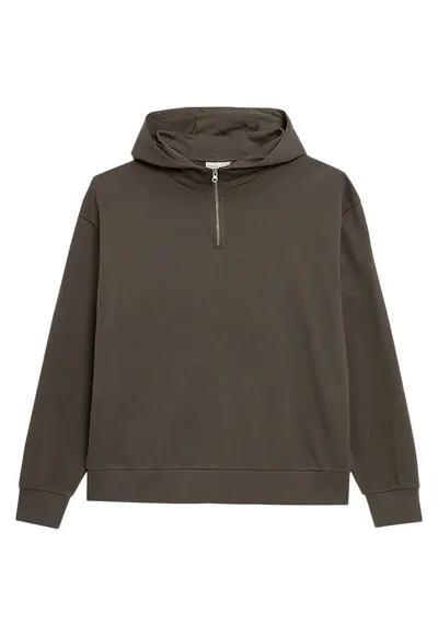 Hanorac sport barbati OTHAW23TSWSM0760 - Bumbac/Poliester - Verde