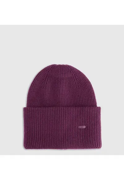 Caciula beanie unisex violet - poliester - dimensiune universala