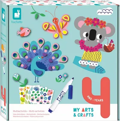 Set creativ Janod 4 YEARS - Animale amuzante