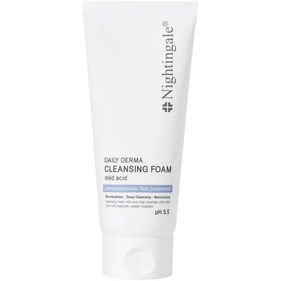 Spuma pentru Curatarea Delicata a Tenului pH 5.5 cu Efect Hidratant Daily Derma Mild Acid 140ml