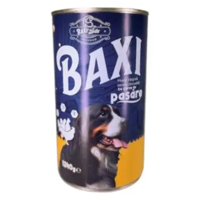 Conserva pentru caini Baxi cu pasare 1240 gr
