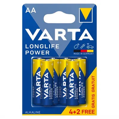 Baterii AA R6, blister 6 Buc. Varta