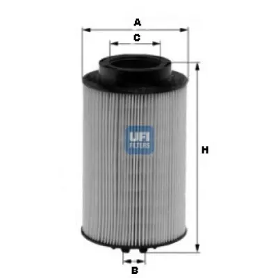 Filtru combustibil UFI 26.011.00