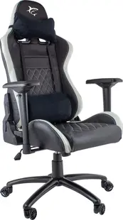 Scaun gaming White Shark - NITRO GT, negru/alb