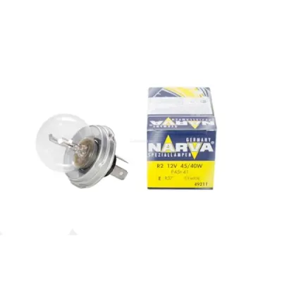 Bec auto halogen pentru far Narva Standard R2 45/40W 12V 49211