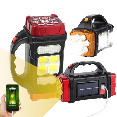 Set 2 x Lanterna solara 38 W, multifunctionala, HB-1678