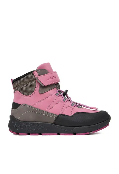 Ghete sport fete - piele naturala - multicolor