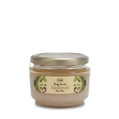 Exfoliant pentru corp Olive Bliss, 320g, Sabon