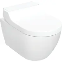 Set vas wc cu functie de bideu rimless alb cu capac soft close, Geberit AquaClean Tuma Comfort