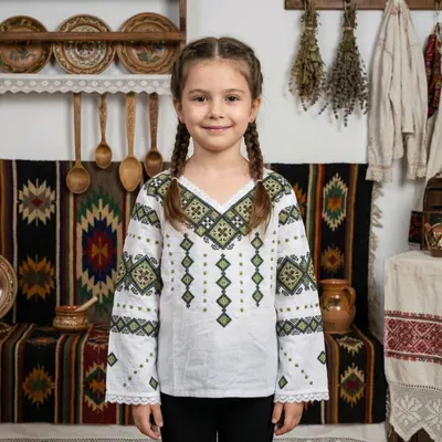 Ie traditionala fetite Georgeta