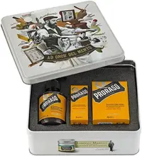 Proraso Wood and Spice Set - Șampon, ulei și balsam de barbă, 200 + 30 + 100 ml