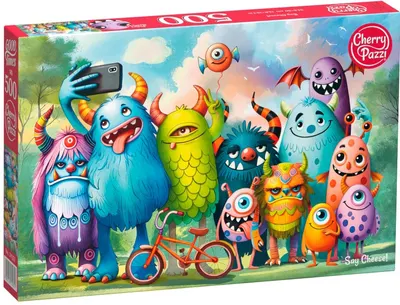 Puzzle Cherry Pazzi din 500 piese - Spune „Varză”!