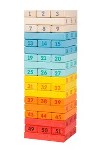Jucarie din lemn Classic World - Turn colorat