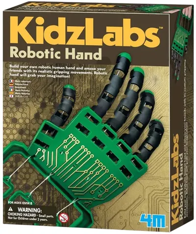 Kit educațional 4M KidzLabs - Braț robotic