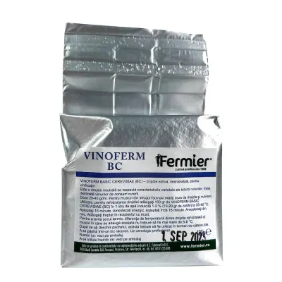 Vinoferm Basic Cerevisiae 100 gr, drojdie pentru vin alb sau rosu, Essedielle - Default Title
