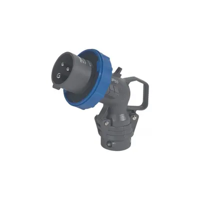 Stecher inclinat Hypra - IP66/67-55 - 16 A - 200/250 V~ - 2P+E - plastic
