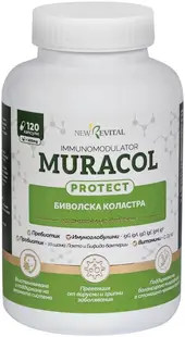 Protect Colostru de bivoliță pentru imunitate puternică și vitalitate, 120 capsule, Muracol