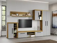 Set Mobilier Living Gri cu Flagstaff-Atena-C05