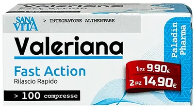 SanaVita Valeriana, 135 mg, 100 tablete, Paladin Pharma