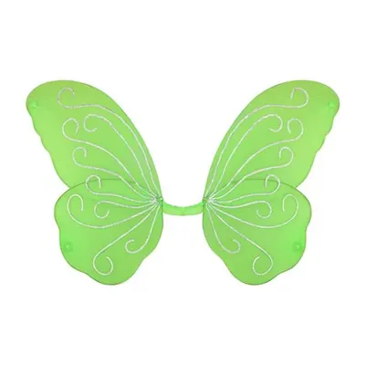 Aripi fluture verzi glitter