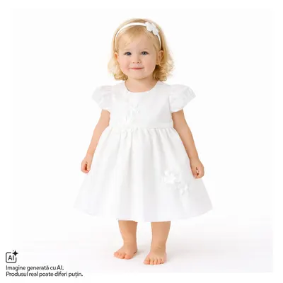Rochie copii Chicco, Alb, 01691-70MFCO