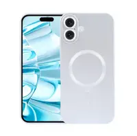 Husa Soft Guard pentru iPhone 16, Magsafe, Ultra Subtire, Silicon mat, Argintiu Engros