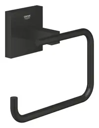 Suport hartie igienica Grohe Start Cube, pe perete, metal, mat, negru, 409782430