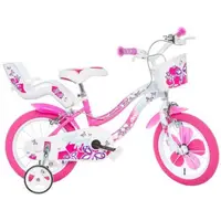 Bicicleta copii 4-6 ani, 16 inch, Flappy Roz, Dino Bikes DB51602