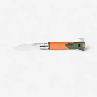 Cuţit pliabil Opinel n°12 Inox pliabil 9,5 cm Explore cu dispozitiv de extragere căpușe