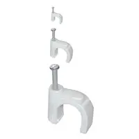 Plastic round brackets 12mm (100pcs.)