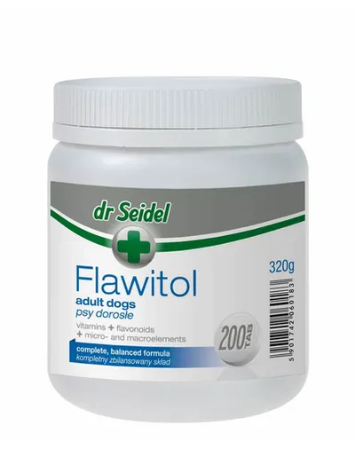 DR SEIDEL Flawitol câini adulți multivitamine întreținere 200 tablete