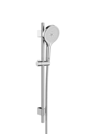 Coloana dus Roca Pleum A5B8414C00, aparenta, 700 mm, 3 functii, Crom