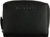 Portofel din piele pentru femei Bella - Cu 1 fermoar, negru
