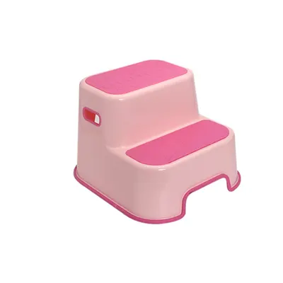 Inaltator pentru copii Bebe Royal Roz anti-derapant cu 2 trepte