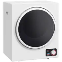 HOMCOM Uscător de Rufe Electric Portabil 850W, capacitate 33L, 4 moduri de funcționare, oțel inoxidabil, 49L x 40,5l x 60Î cm | Aosom Romania
