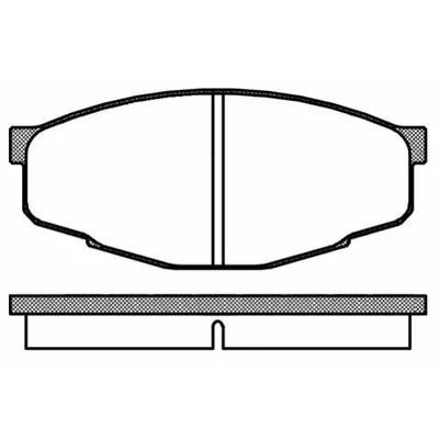 Set placute frana, frana disc REMSA 0133.10