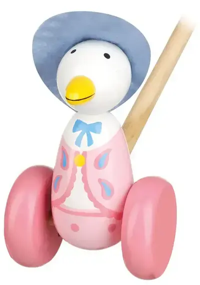 Jucării Orange Tree Toys Jucărie de împins din lemn - Duckling