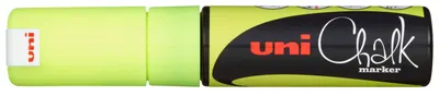 Marker creta Uniball - Galben, 8.0 mm