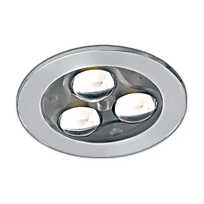 Tris-II-R LED 3x1W 6000K 180lm,dimabil,350mA,IP20,aluminiu