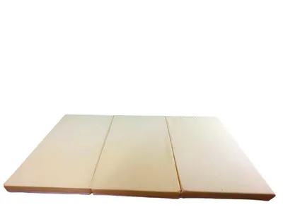 Saltea pliabila din spuma poliuretanica 120x60x5 cm Galbena