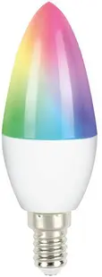 Bec inteligent Forever light - Tuya LED RGB, 5.5W, E14, C37