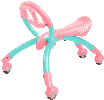 Cărucior de călărit 2 în 1 Caretero Toyz - Beetle, roz